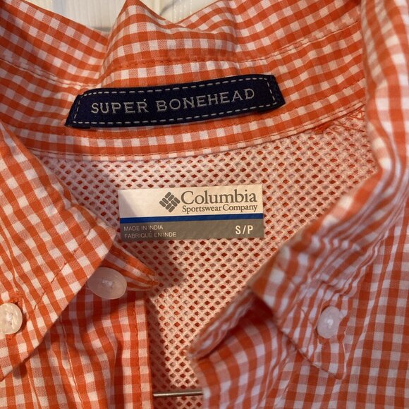 Columbia PFG Super Bonehead Men's Clemson Tigers L/S Button Down Shirt Small - Picture 4 of 11
